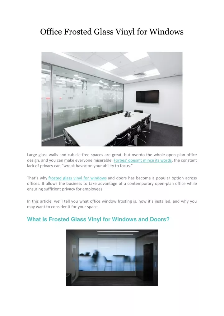 office frosted glass vinyl for windows