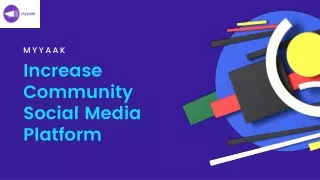 Increase Community by Social Media Platform