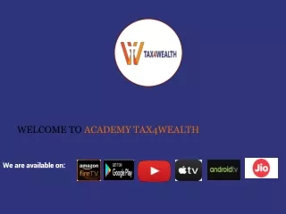TDS Return Filing Course | Academy Tax4wealth