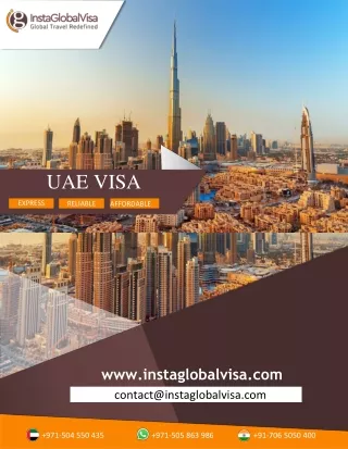 Get UAE Visa Online at Insta Global Visa