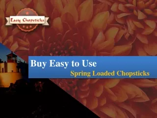 Buy Spring Loaded Chopsticks at a Reasonable Price | Easychopsticks