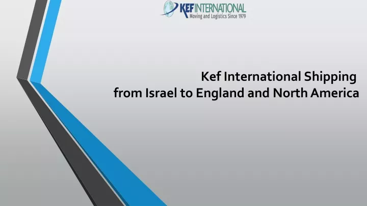 kef international s hipping from israel