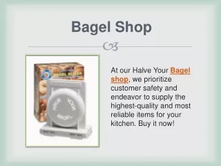 Bagel Shop