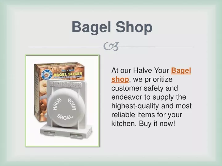 bagel shop