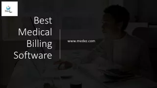 Best Medical Billing Software by MedEZ