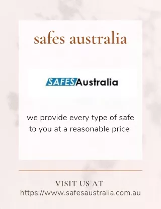 safes australia pdf file