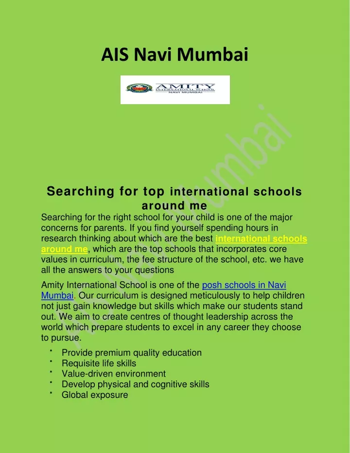 ais navi mumbai