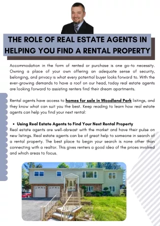The Role of Real Estate Agents in Helping You Find a Rental Property
