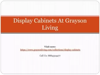 Display cabinets T grayson Living