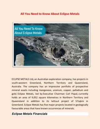 all you need to know about eclipse metals
