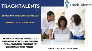 TrackTalents - applicant tracking software