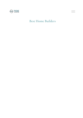 Best Home Builders Brisbane
