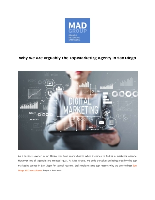 why we are arguably the top marketing agency