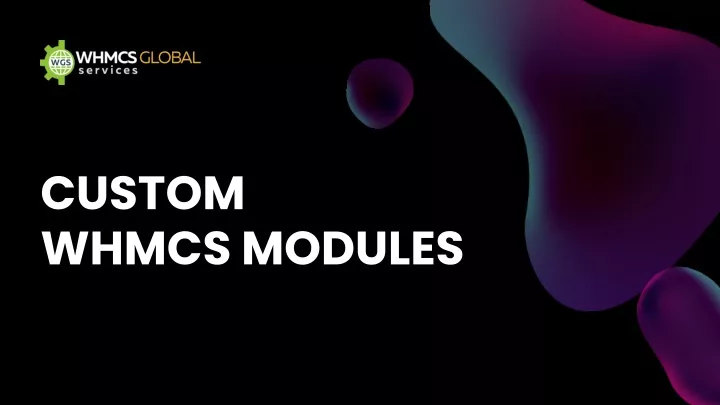 custom whmcs modules