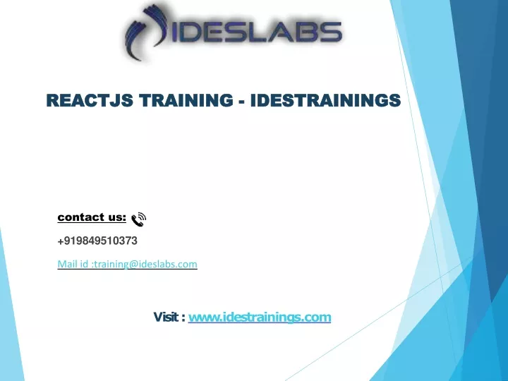 reactjs training