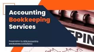 Bookkeeping Accounting Services Presentation