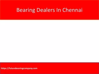 Bearing Dealers In Chennai