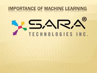 importance of machine learning