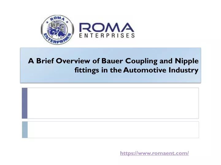 a brief overview of bauer coupling and nipple