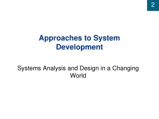 approaches to system development
