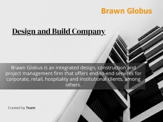 design and build company