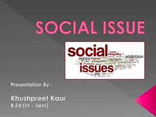 Social Issues