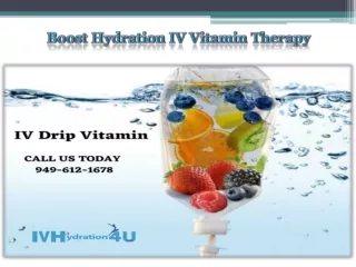 Boost Hydration IV Vitamin Therapy