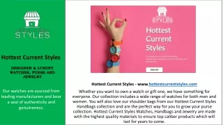 Hottest Current Styles - www.hottestcurrentstyles.com