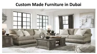custom made furniture in dubai