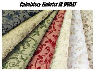 upholstery ifabrics in dubai
