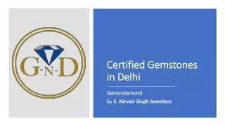 Certified gemstones in delhi
