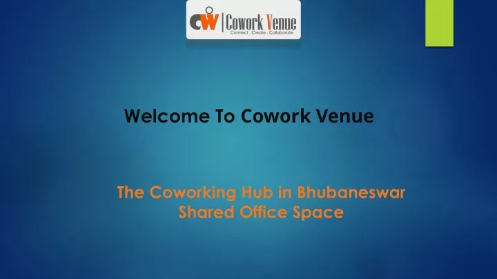 welcome to cowork venue