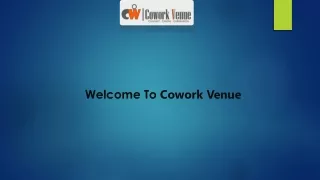 Affordable Coworking Space in Bhubaneswar at Cowork Venue