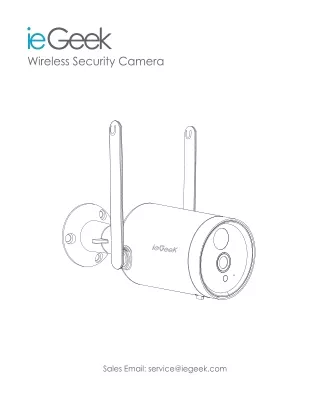 ieGeek DD201 - Wire-Free Rechargeable Battery Power Security Camera