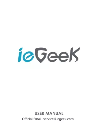 ieGeek IE30 - Intelligent human and license plate detection PTZ Camera