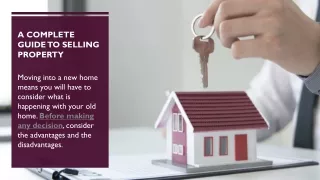 a complete guide to selling property