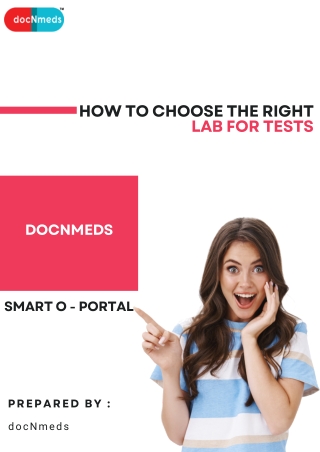 How do you choose the right lab for tests?