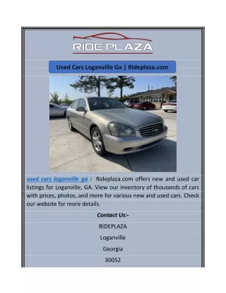 used cars loganville ga rideplaza com