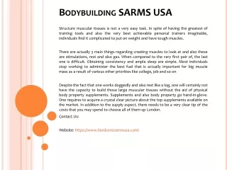 bodybuilding sarms usa