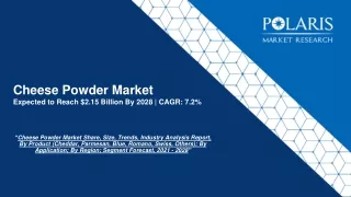Cheese Powder Market Size, Share, Trends And Forecast To 2028