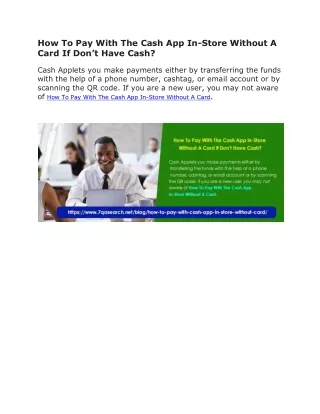 how to pay with the cash app in store without