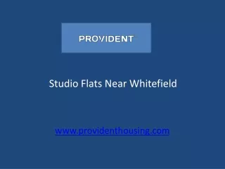 studio flats near whitefield - upstudios