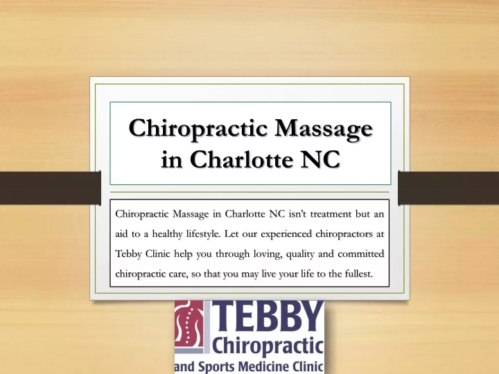 chiropractic massage in charlotte nc