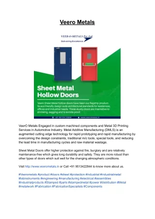 veero metals