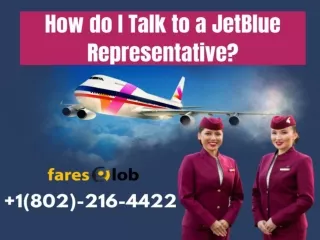 How do I Talk to a JetBlue Representative