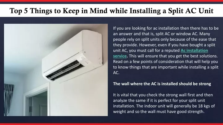 top 5 things to keep in mind while installing