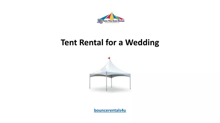 tent rental for a wedding