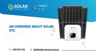 AN OVERVIEW ABOUT SOLAR STC