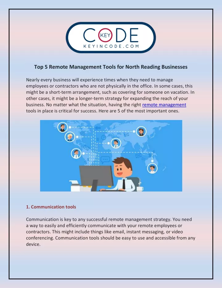 top 5 remote management tools for north reading