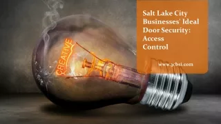 Salt Lake City Businesses Ideal Door Security Access Control
